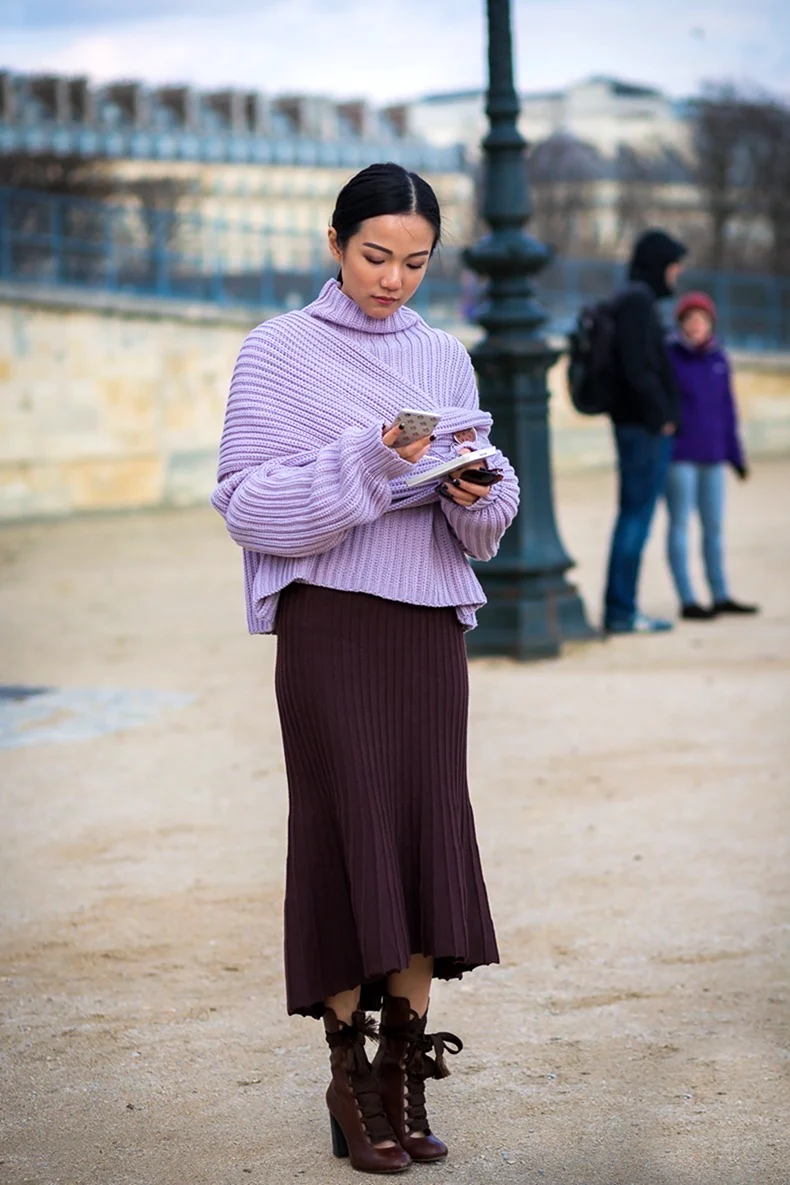 Стритстайл юбка с джемпером