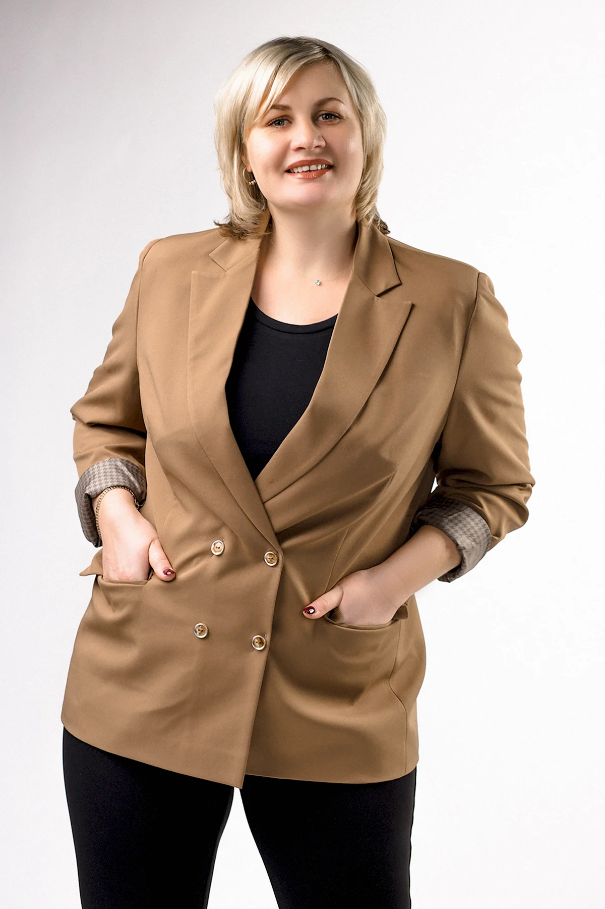 Жакет двубортный женский