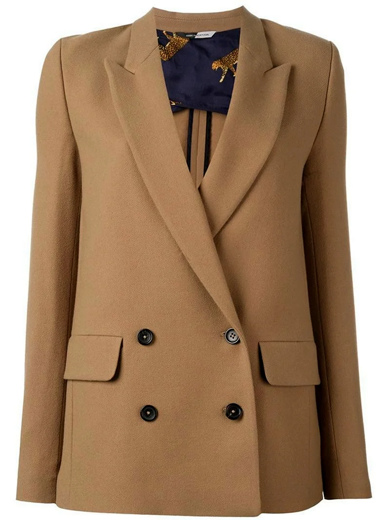 Песочный пиджак женский