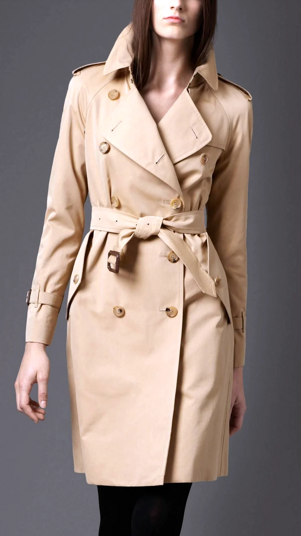 Классический тренч бежевый максмара