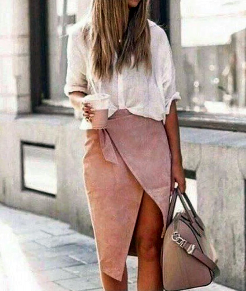 Юбка с запахом