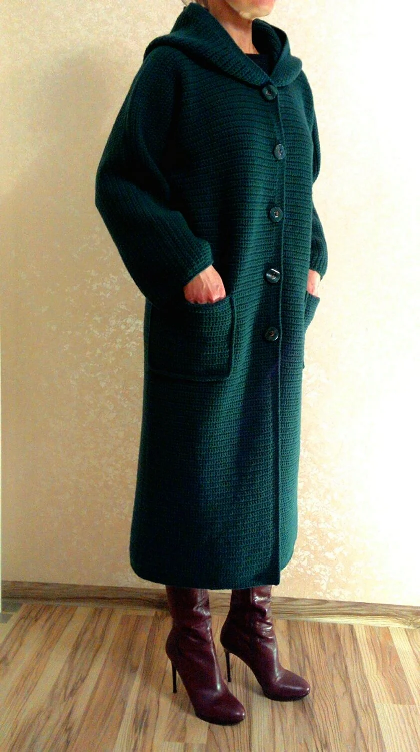 Вязаное пальто Некст