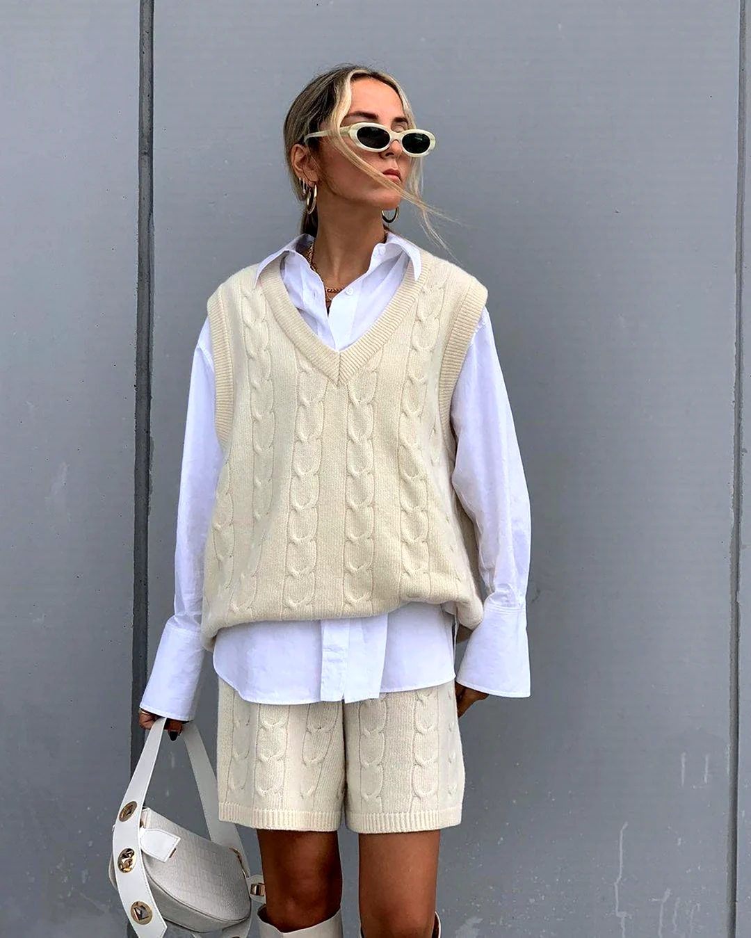 Трикотажный жилет тренд 2021