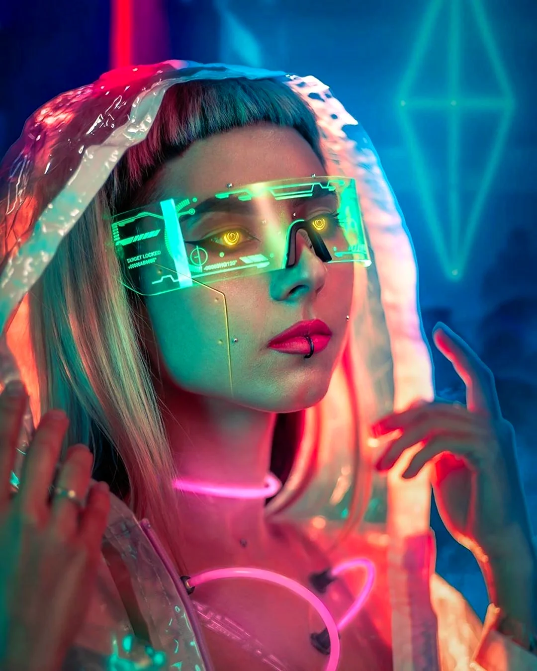 Cyberpunk 2077 одежда неон