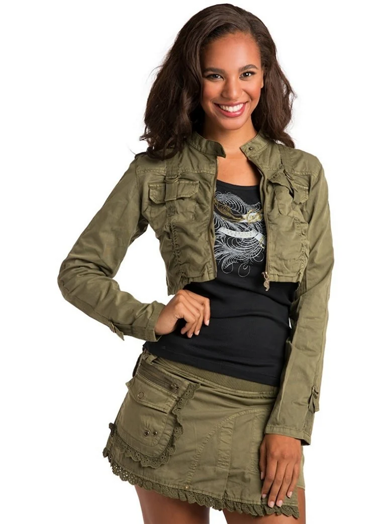 Жакет IKKS women милитари