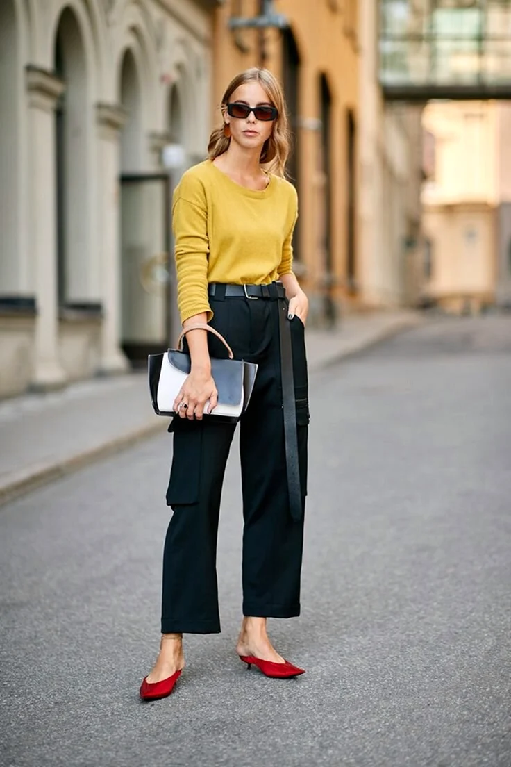 Мюли женские стрит стайл