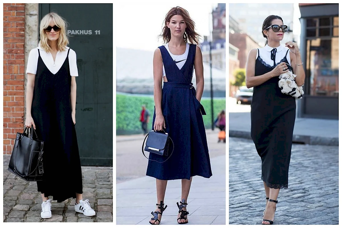 Образы с черным сарафаном