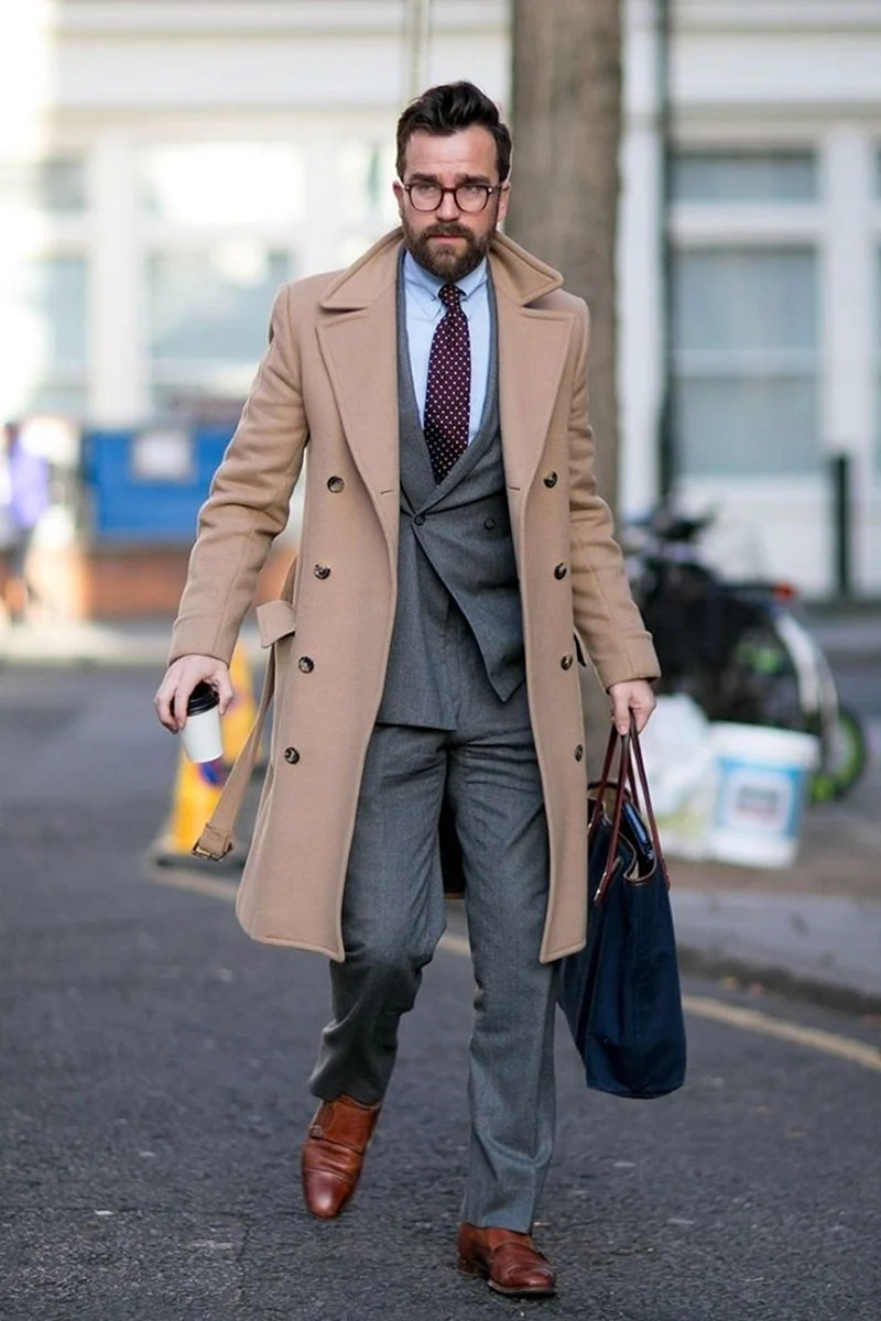 Мужское пальто Camel Street Style