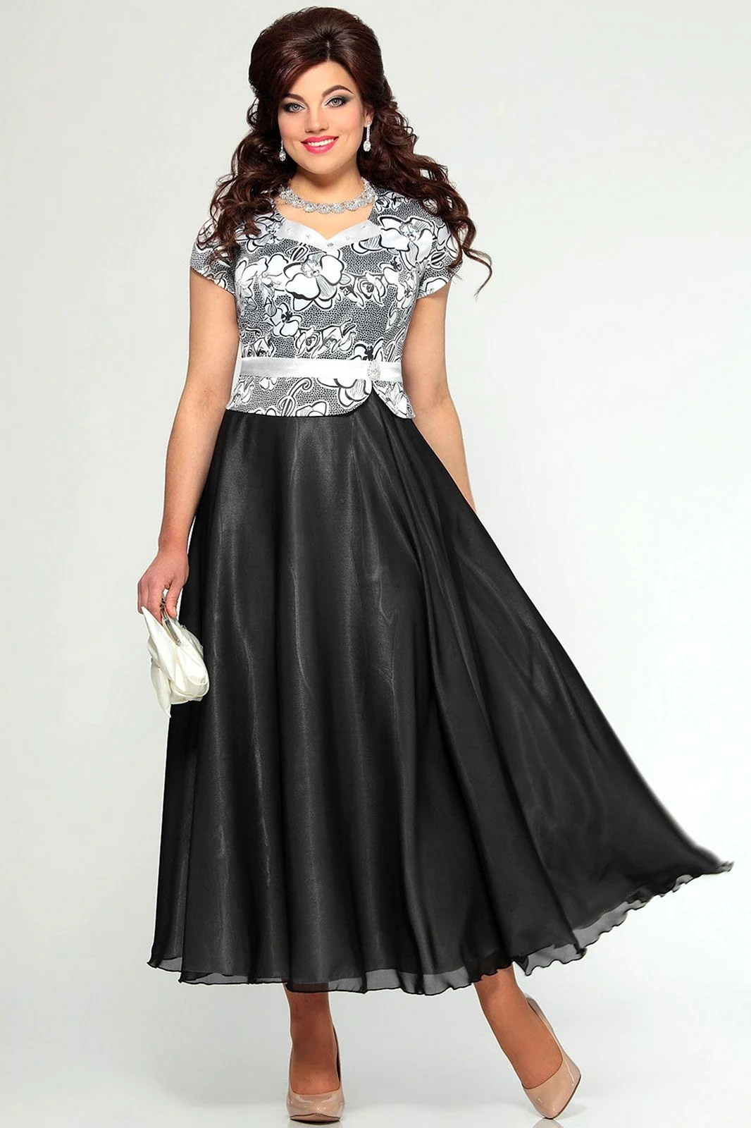 Платье женское нарядное для полных 50 лет