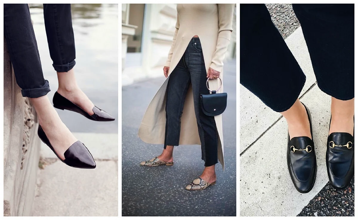 Uterque балетки с открытой пяткой