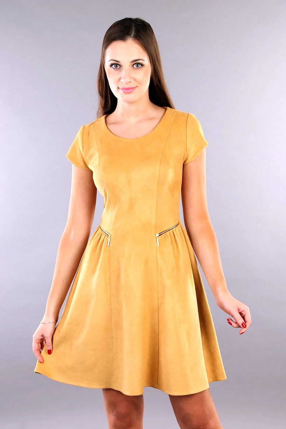 Платье отрезное по талии