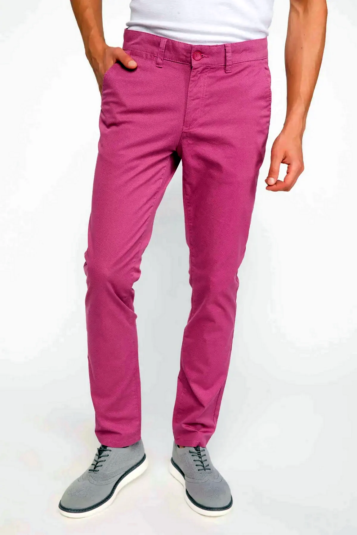 Розовые брюки мужские