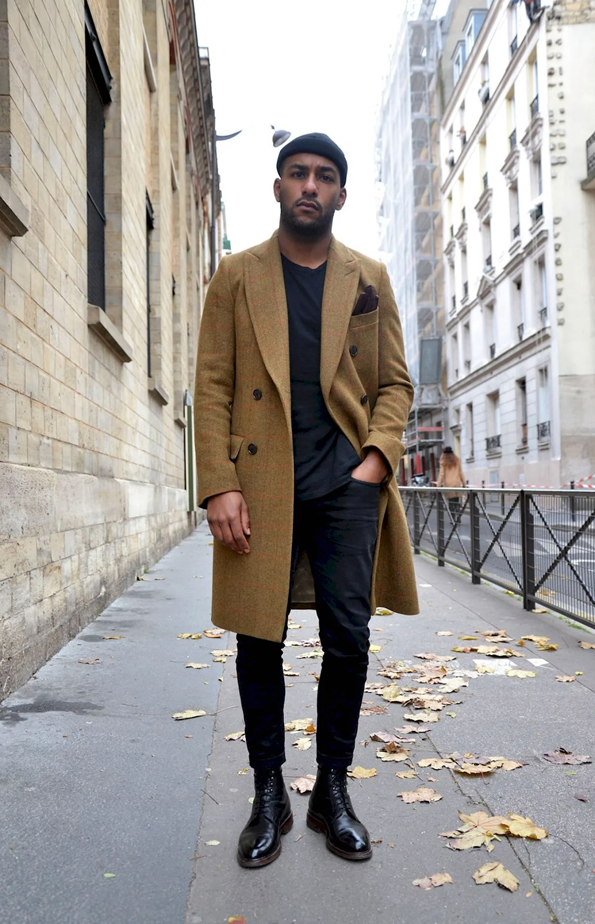 Мужское пальто Camel Street Style
