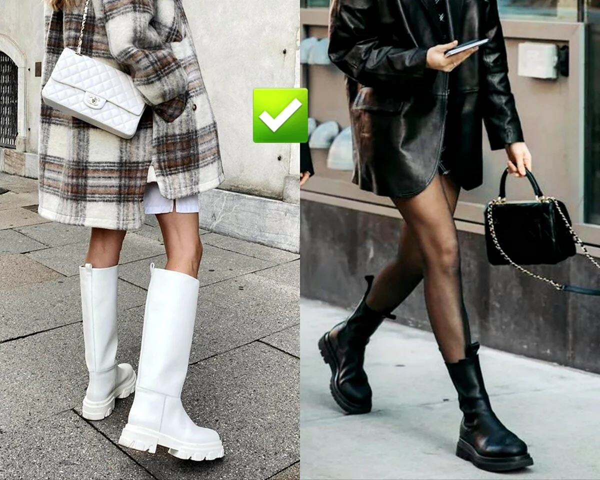 Сапоги трубы Челси