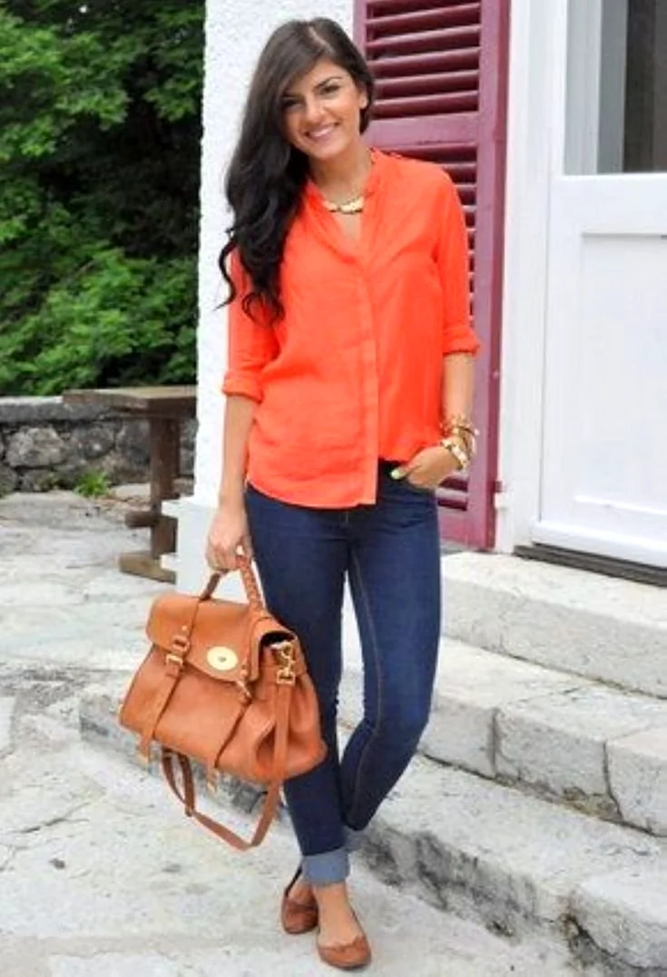 Образы с оранжевой рубашкой