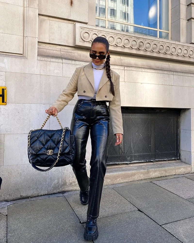 Образы с укороченным пиджаком