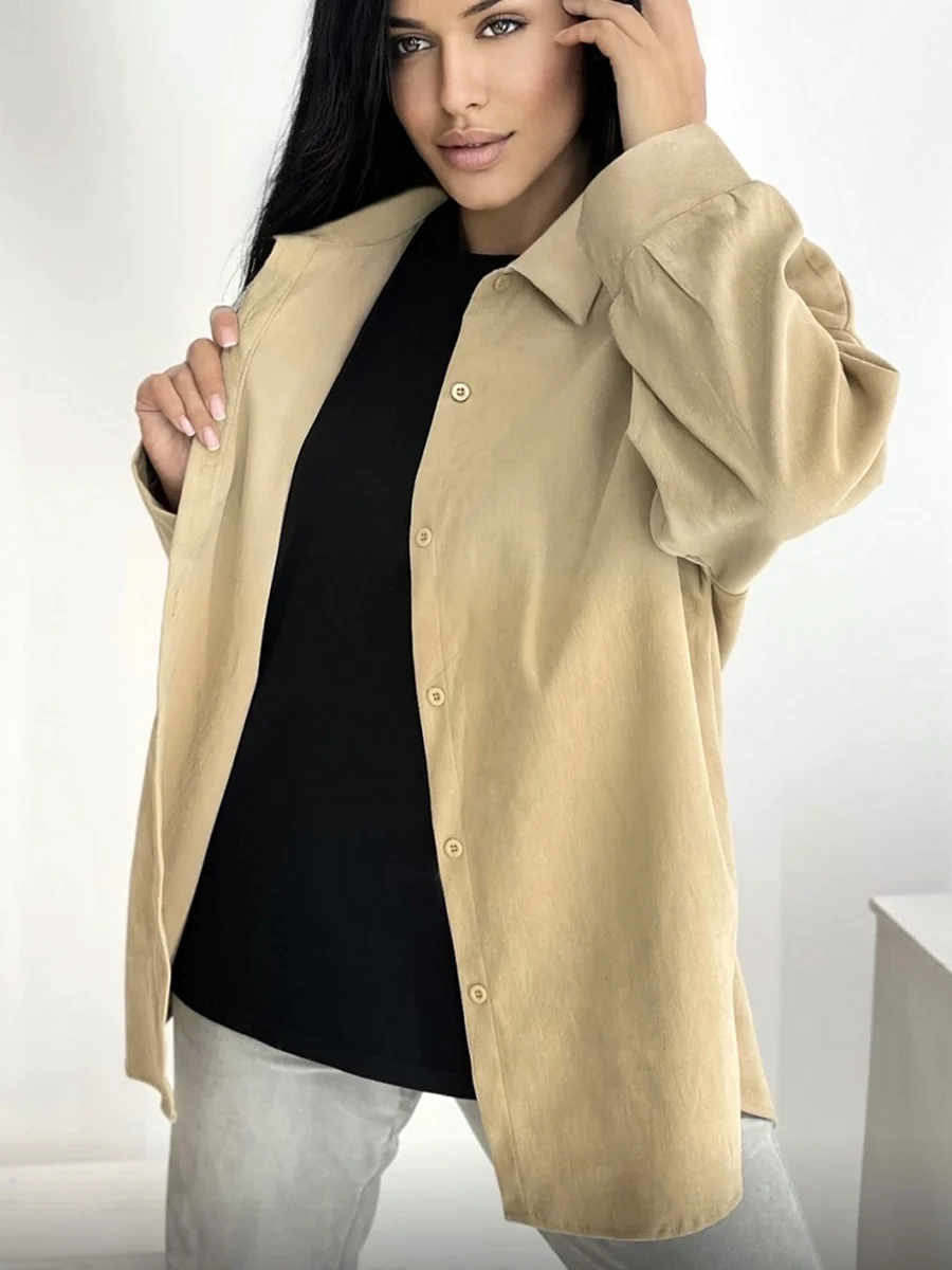 Вельветовая рубашка HM