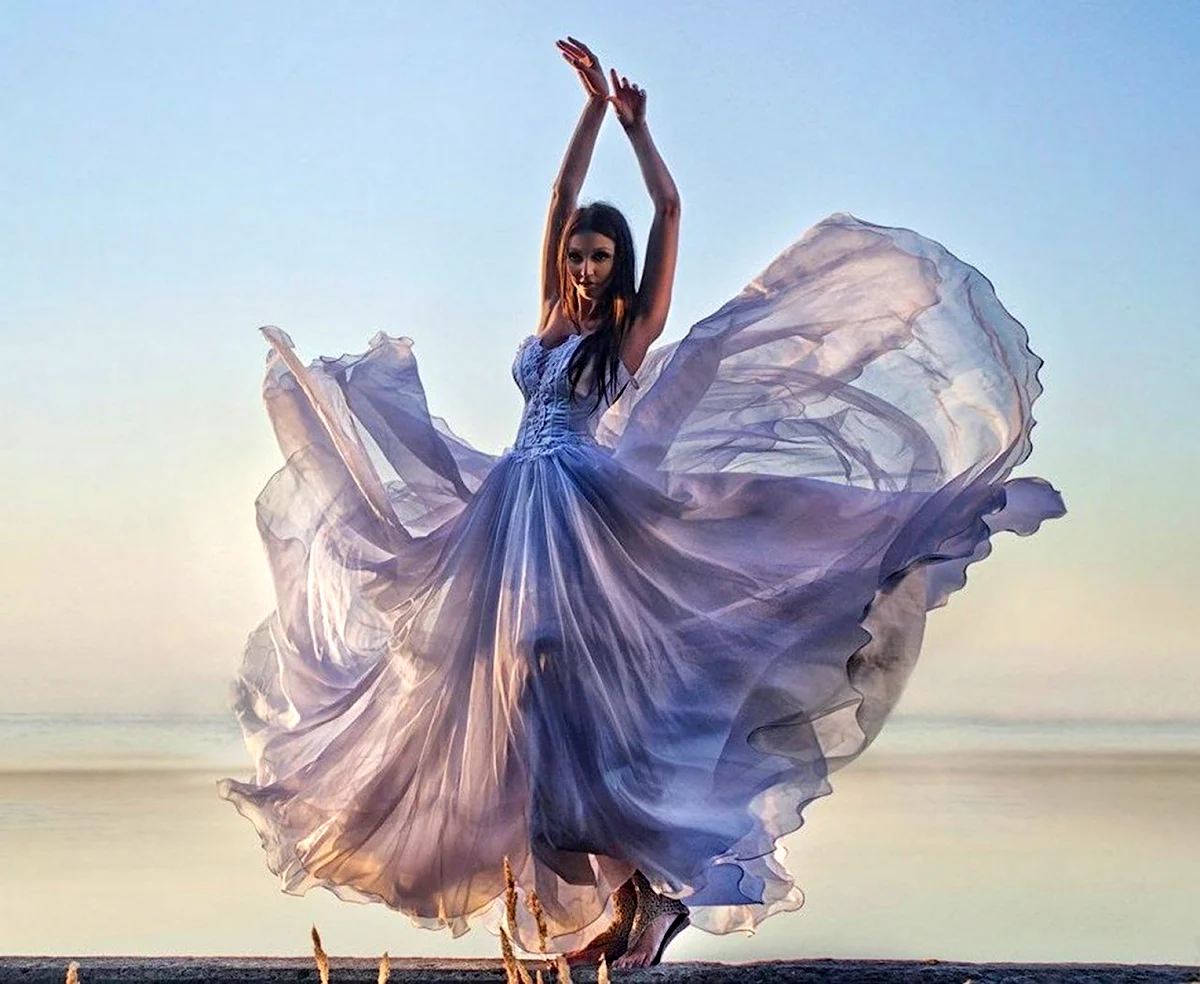 Воздушное платье