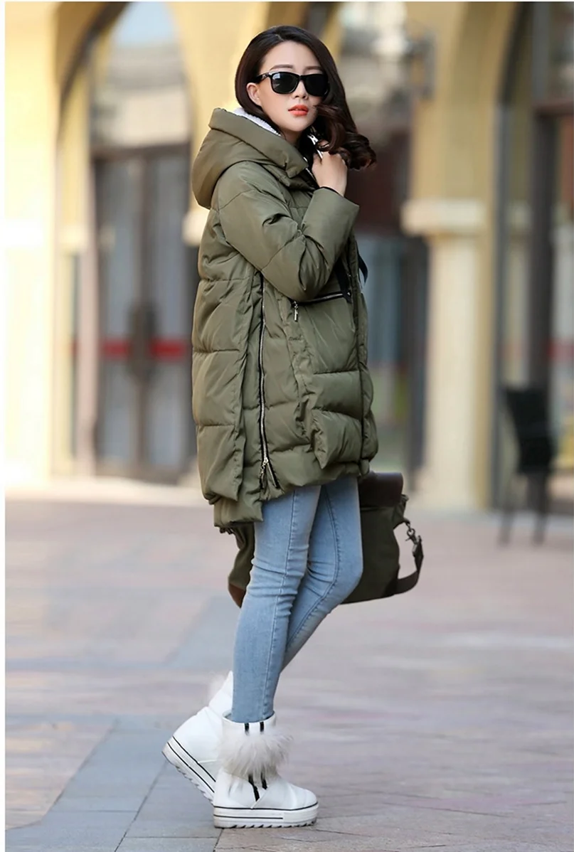 Парка женская дн1271 Army Green