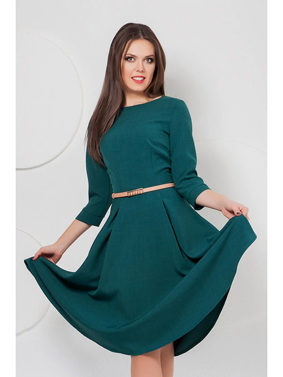 Платье отрезное по талии