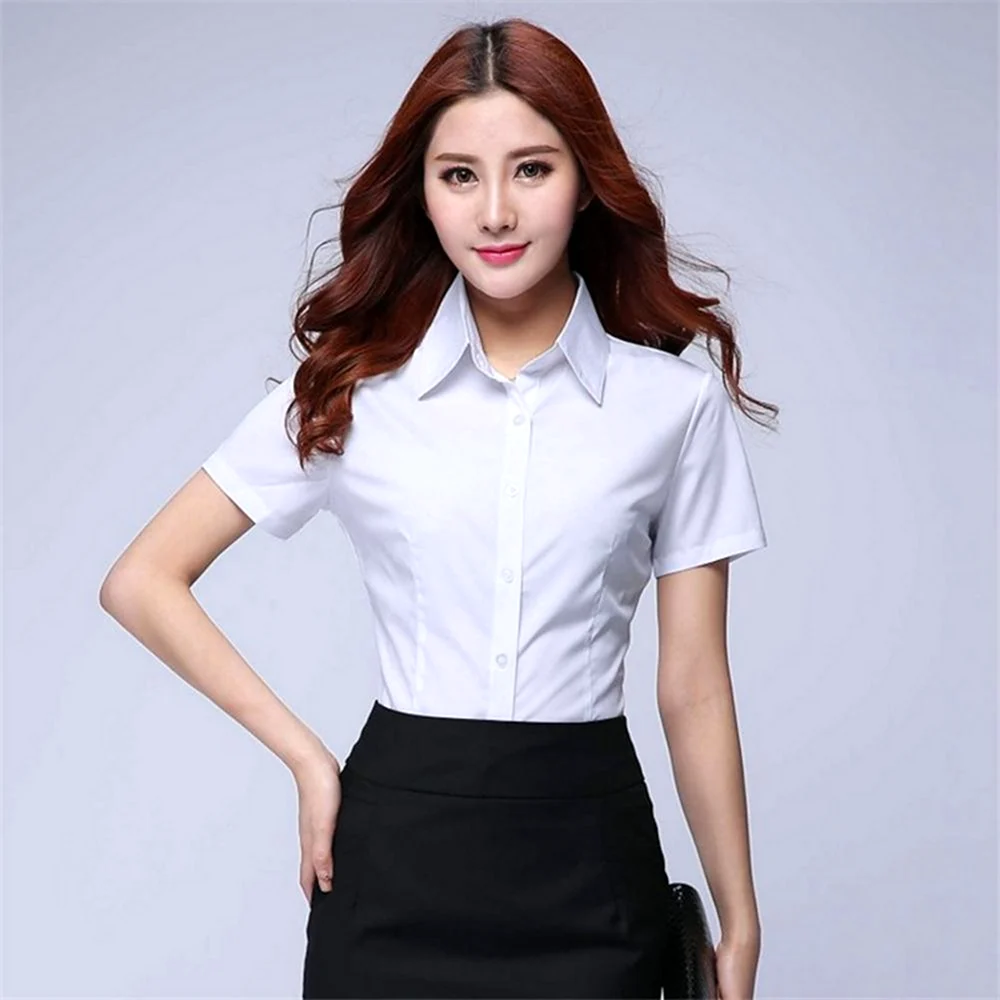 Офисная рубашка женская