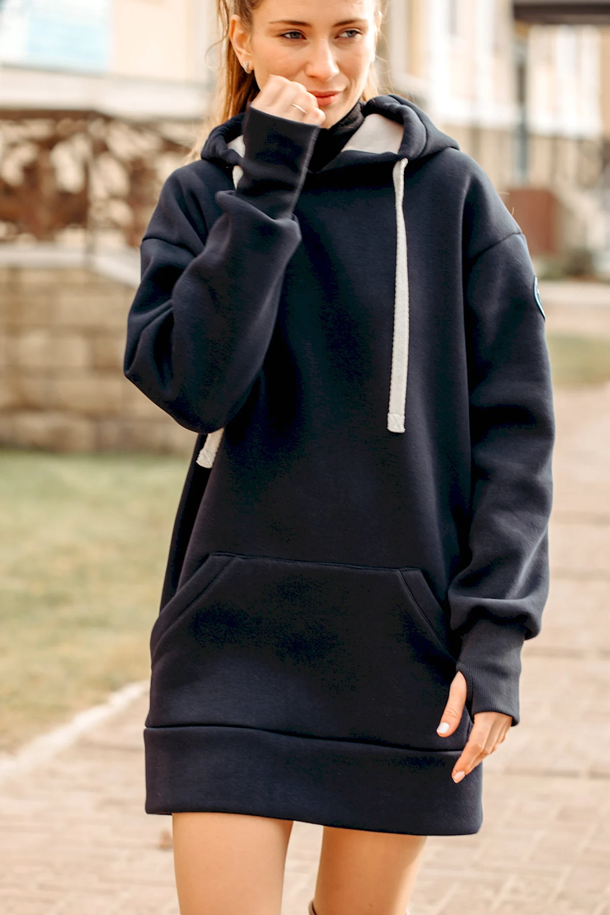 Худи женские оверсайз с капюшоном 2021