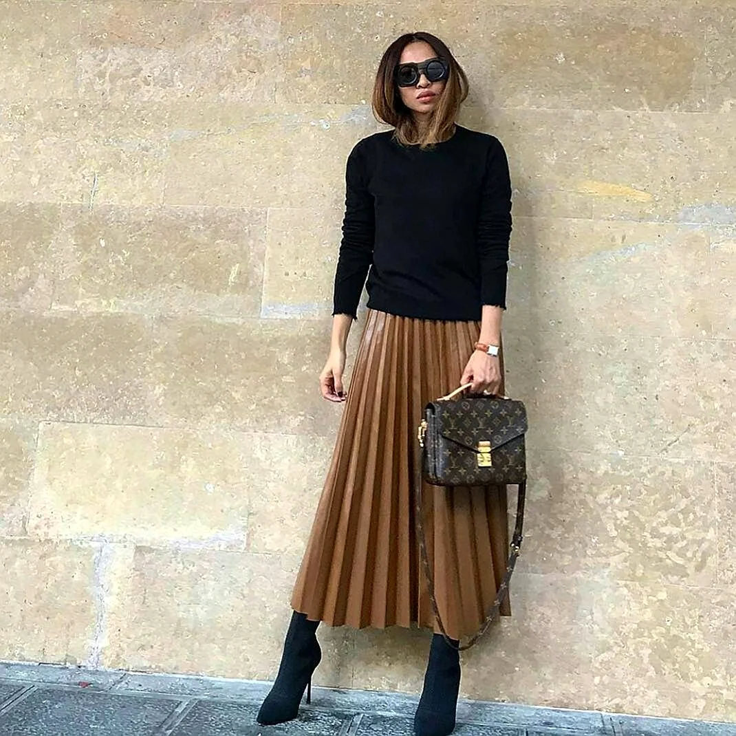 Юбка плиссе 2020 Остин