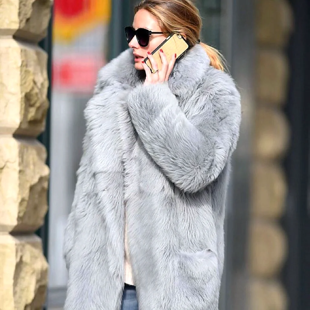 Оливия Палермо в шубах