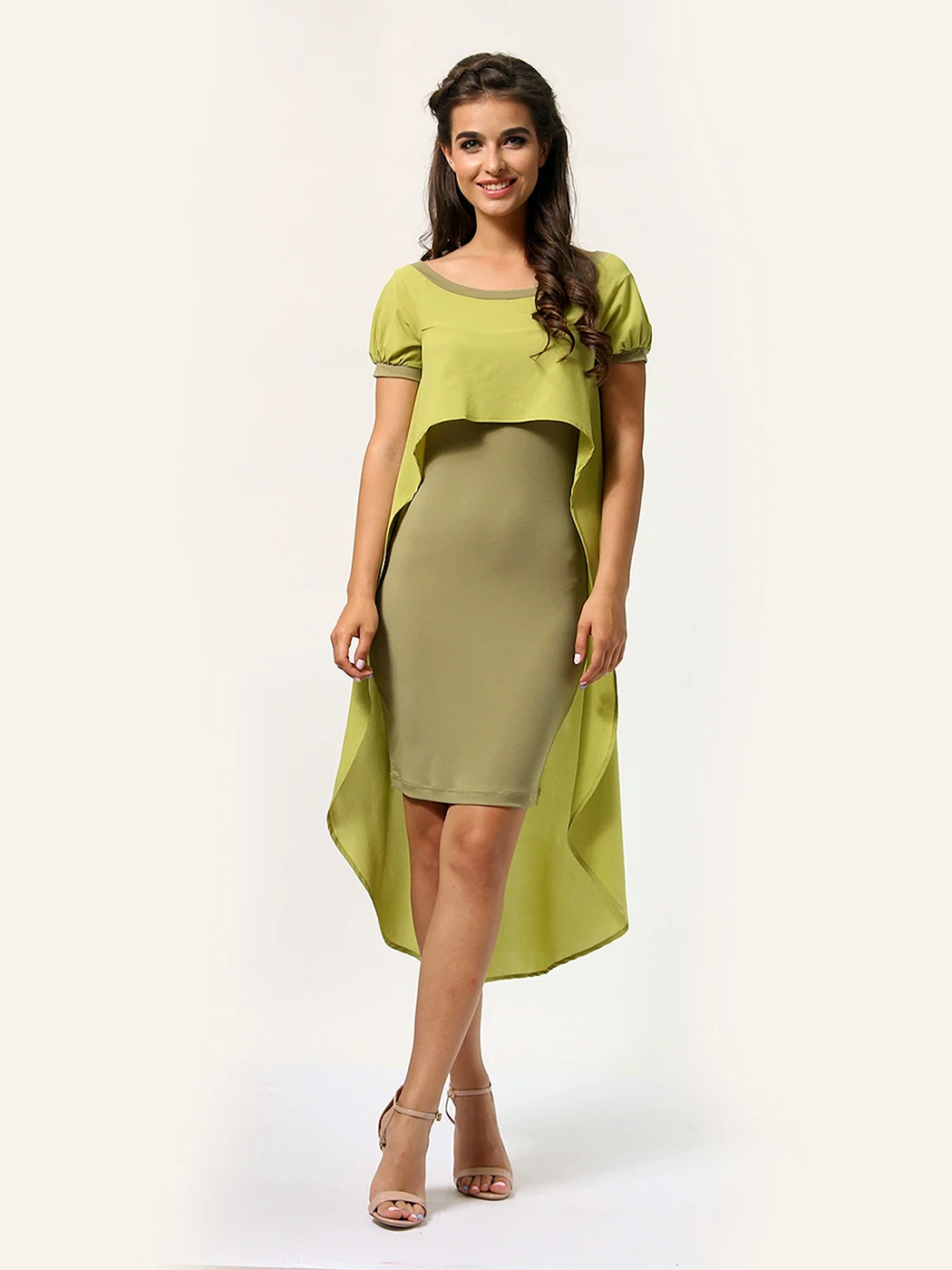 Платье Sophene оливковое