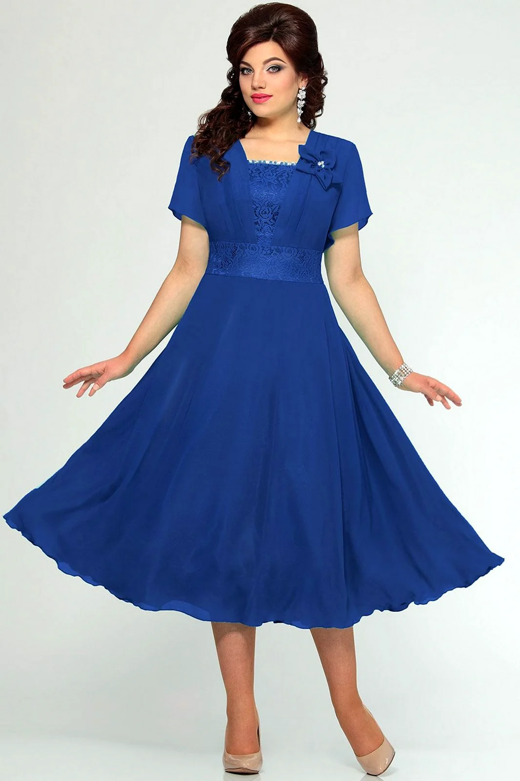 Платье шифоновое Mira Fashion