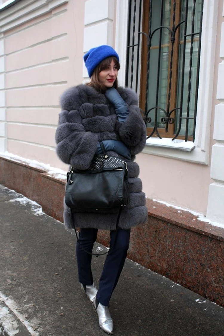 Шапка к голубой шубе