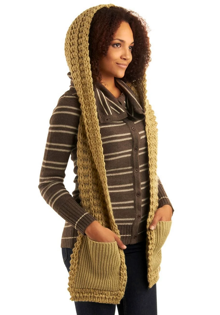 Шарф капюшон