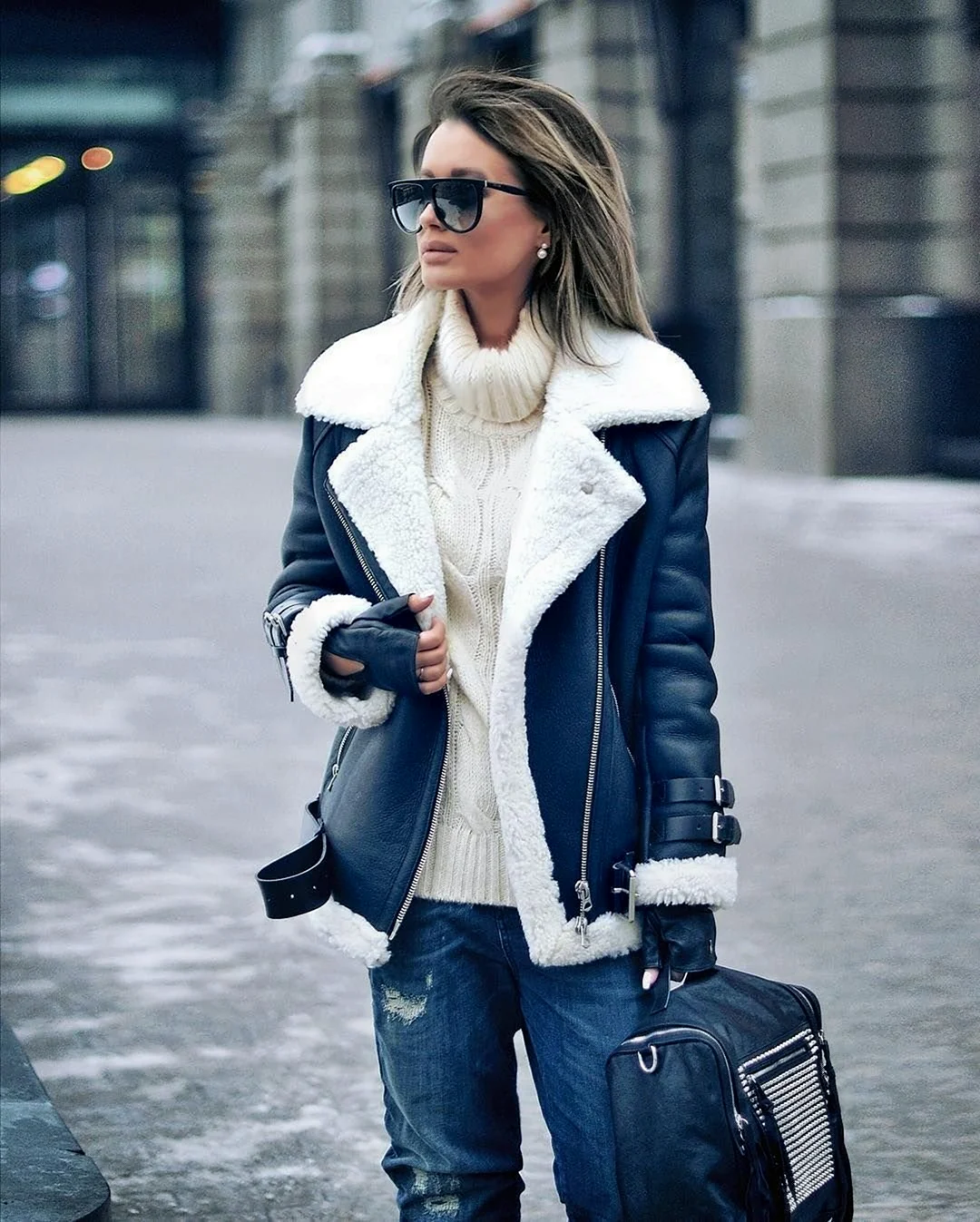 Девушка в зимней одежде