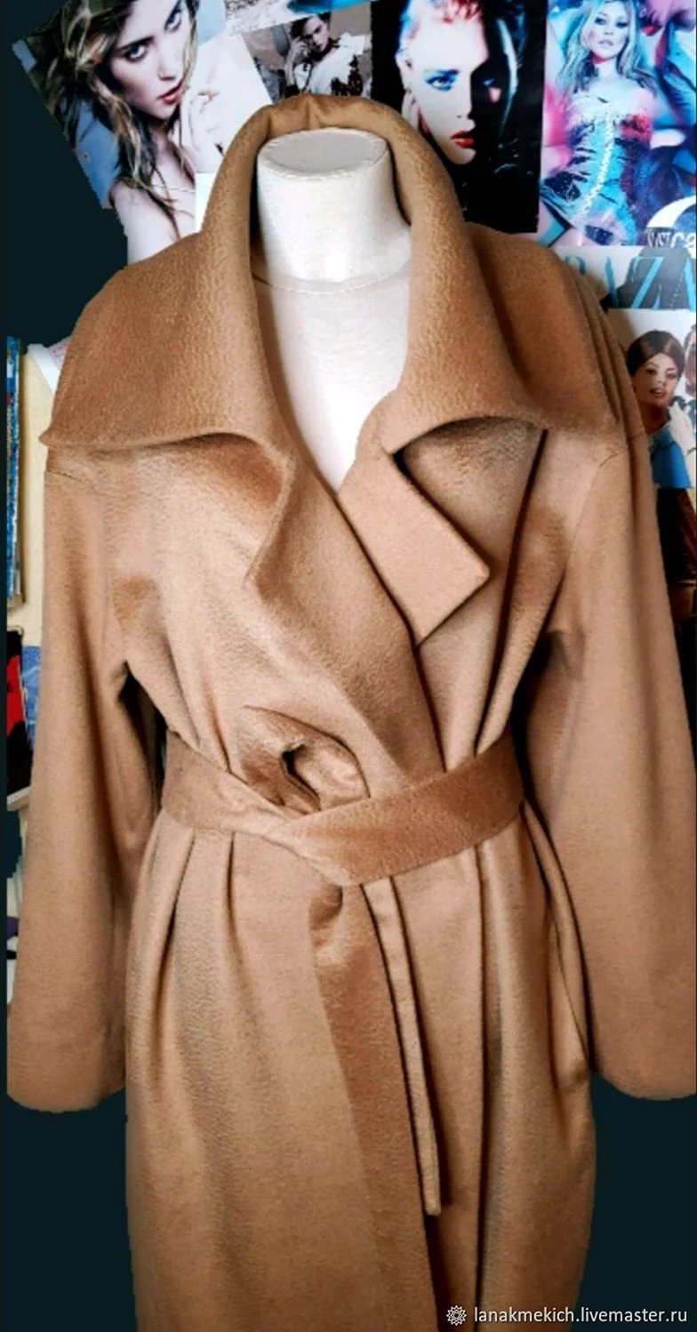 Camel Max Mara пальто кэмел