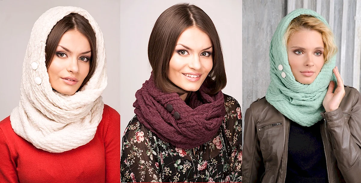 Способы завязывания шарфа снуд