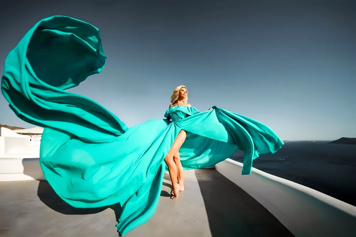 Летящее платье