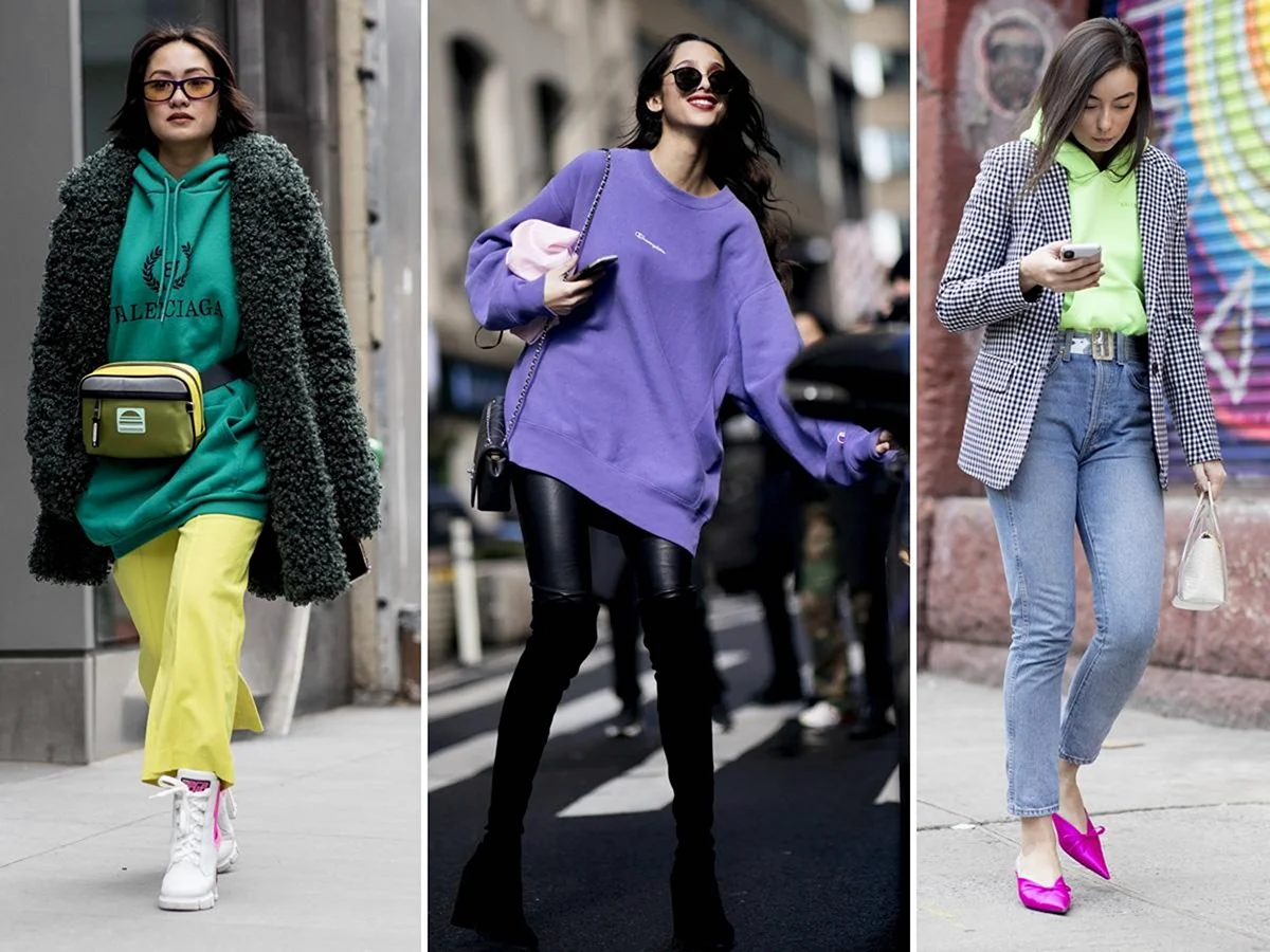 С чем надеть худи