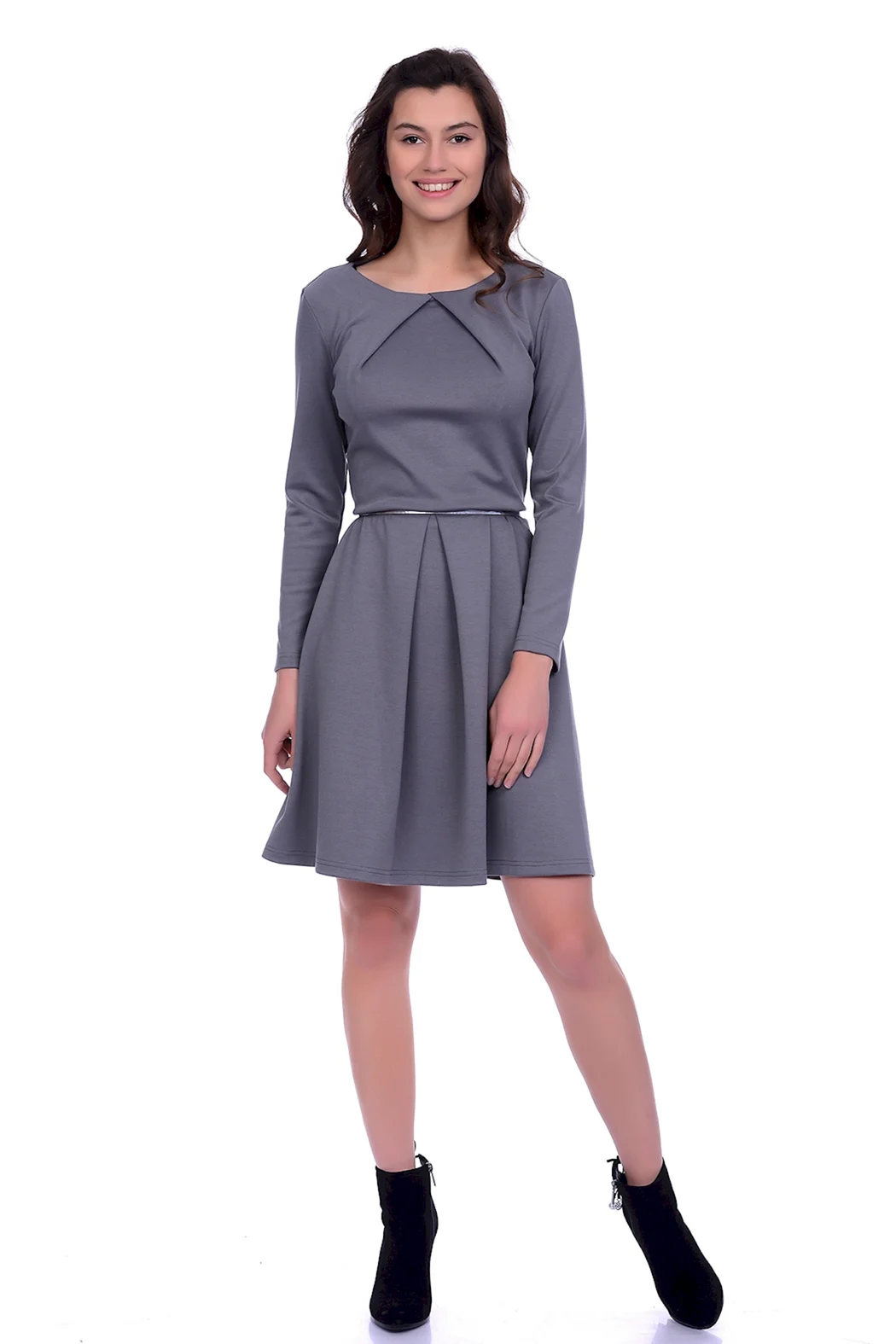 Платье с отрезанной талией