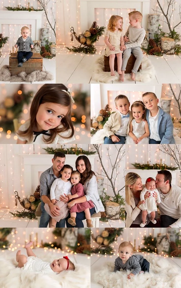 Семейная фотосессия в студии