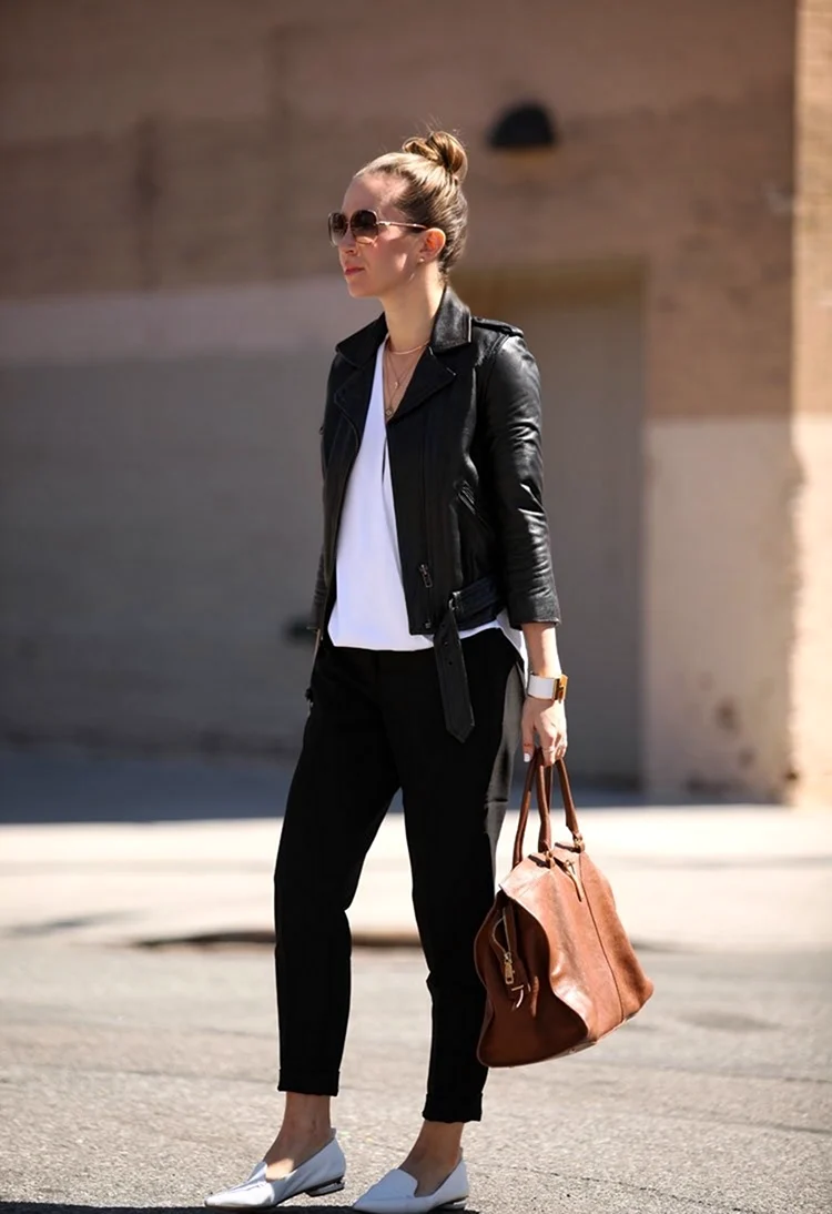 Брюки с лоферами