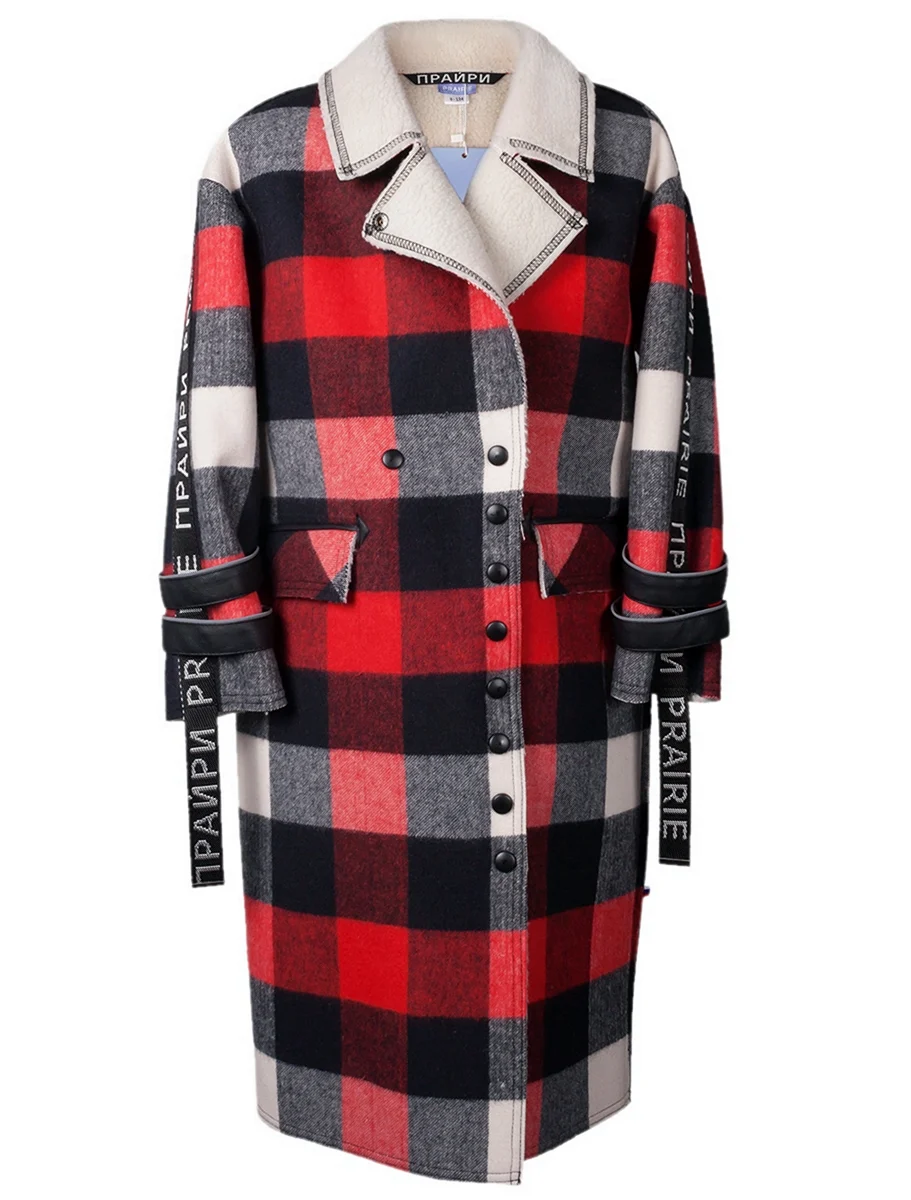 Пальто клетчатое Кропп