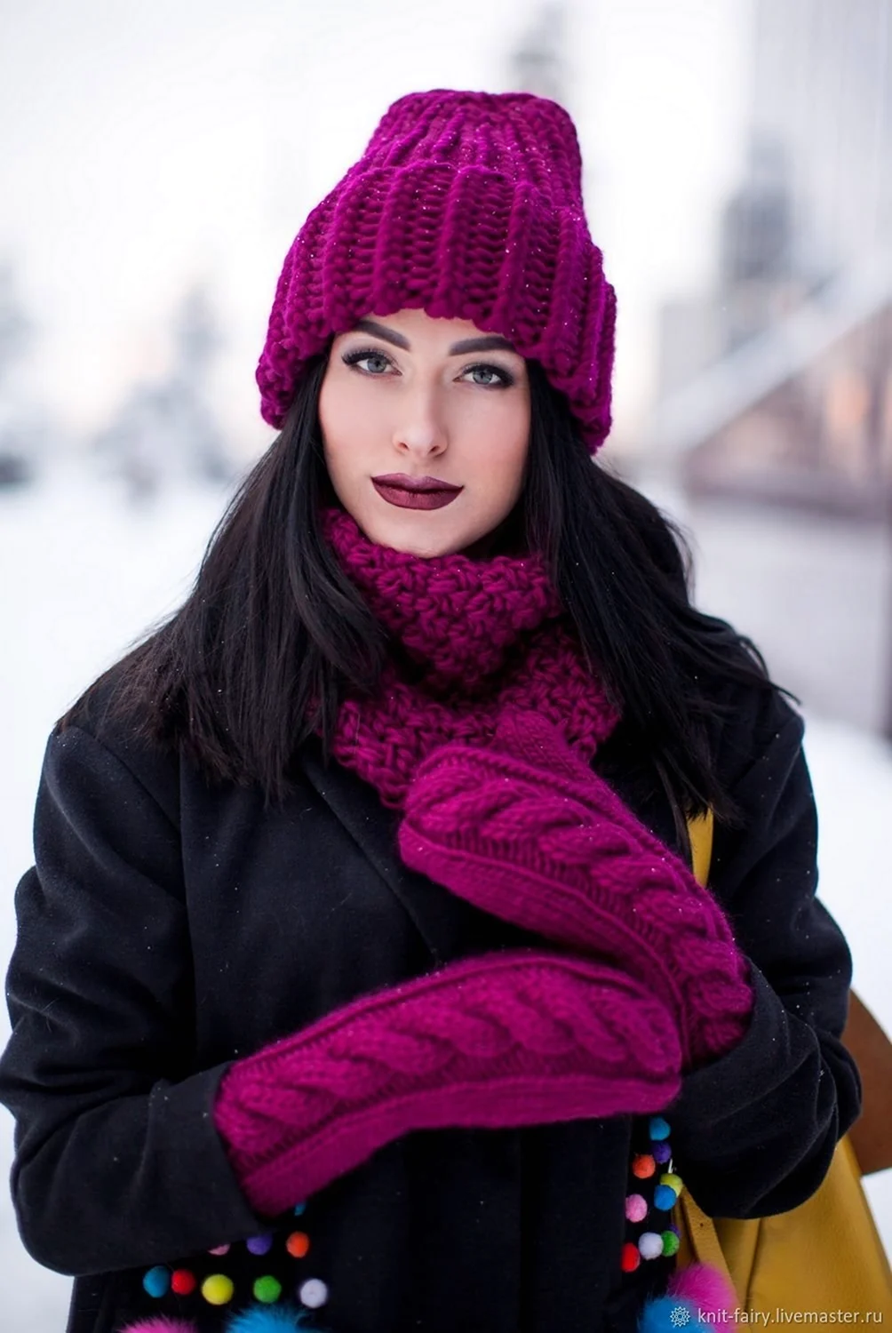 Шапка шарф