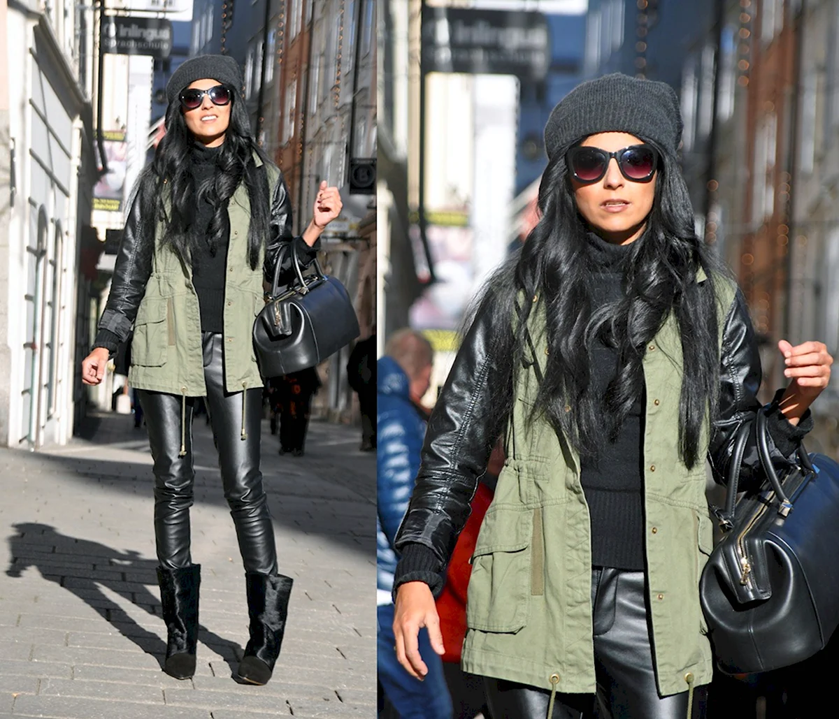 Шапки к парке женские