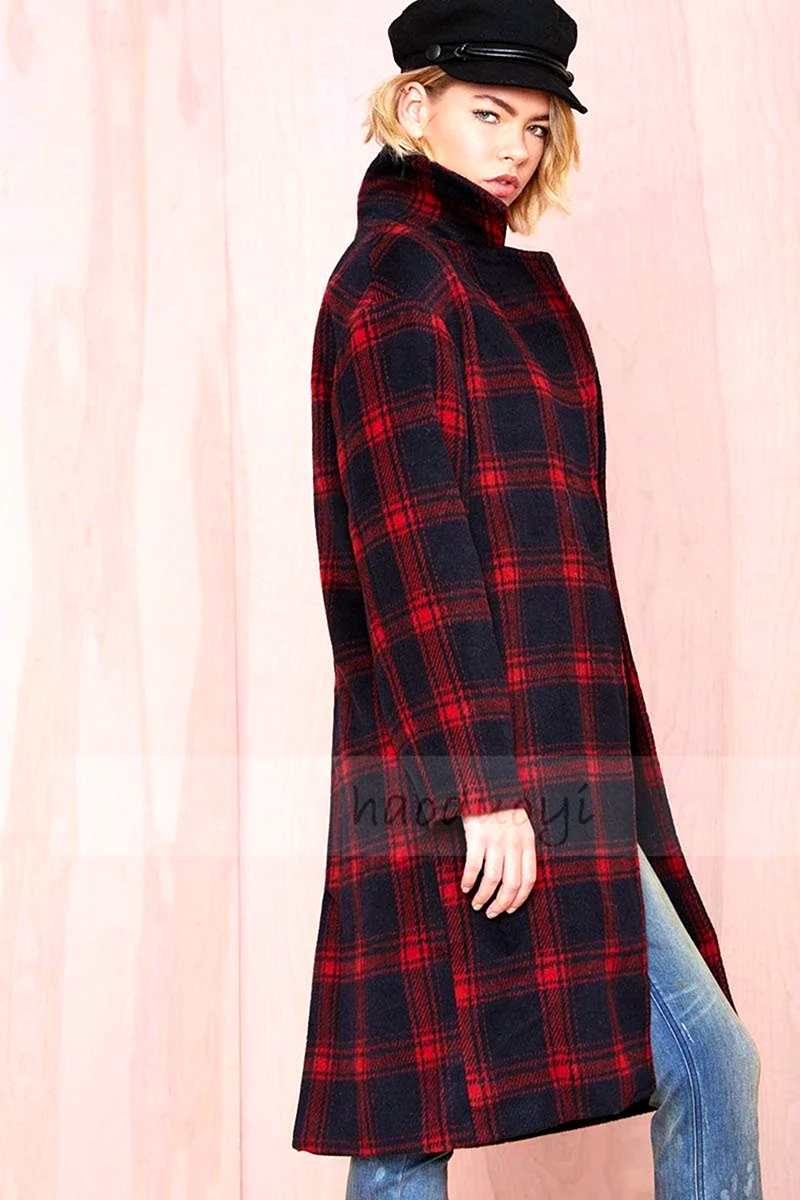 Клетчатое пальто HM