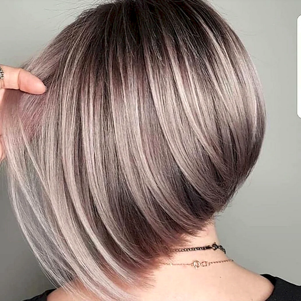 Мелирование на Боб каре