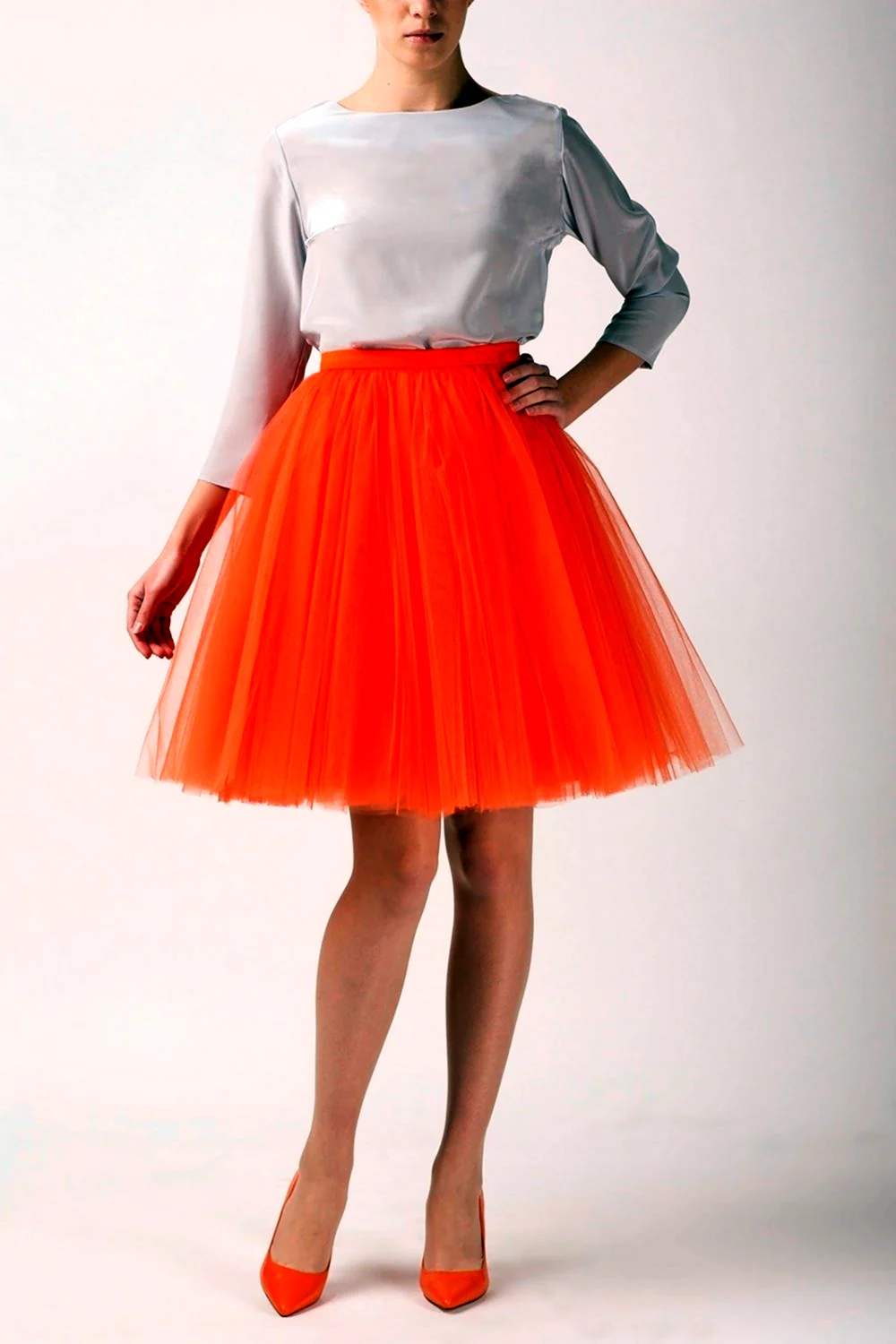 Оранжевая юбка