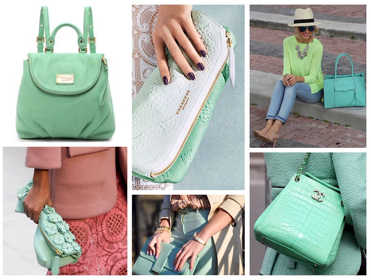 Вещи мятного цвета