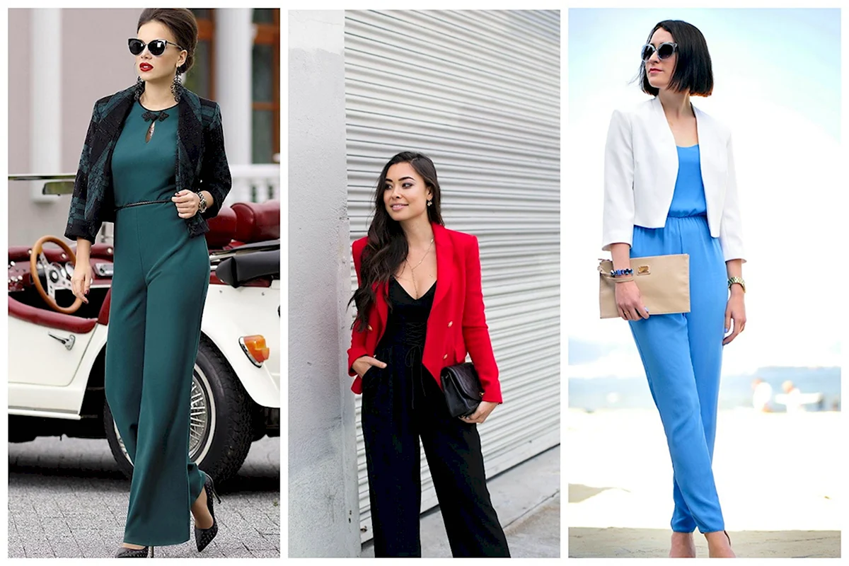 Образы с укороченным жакетом