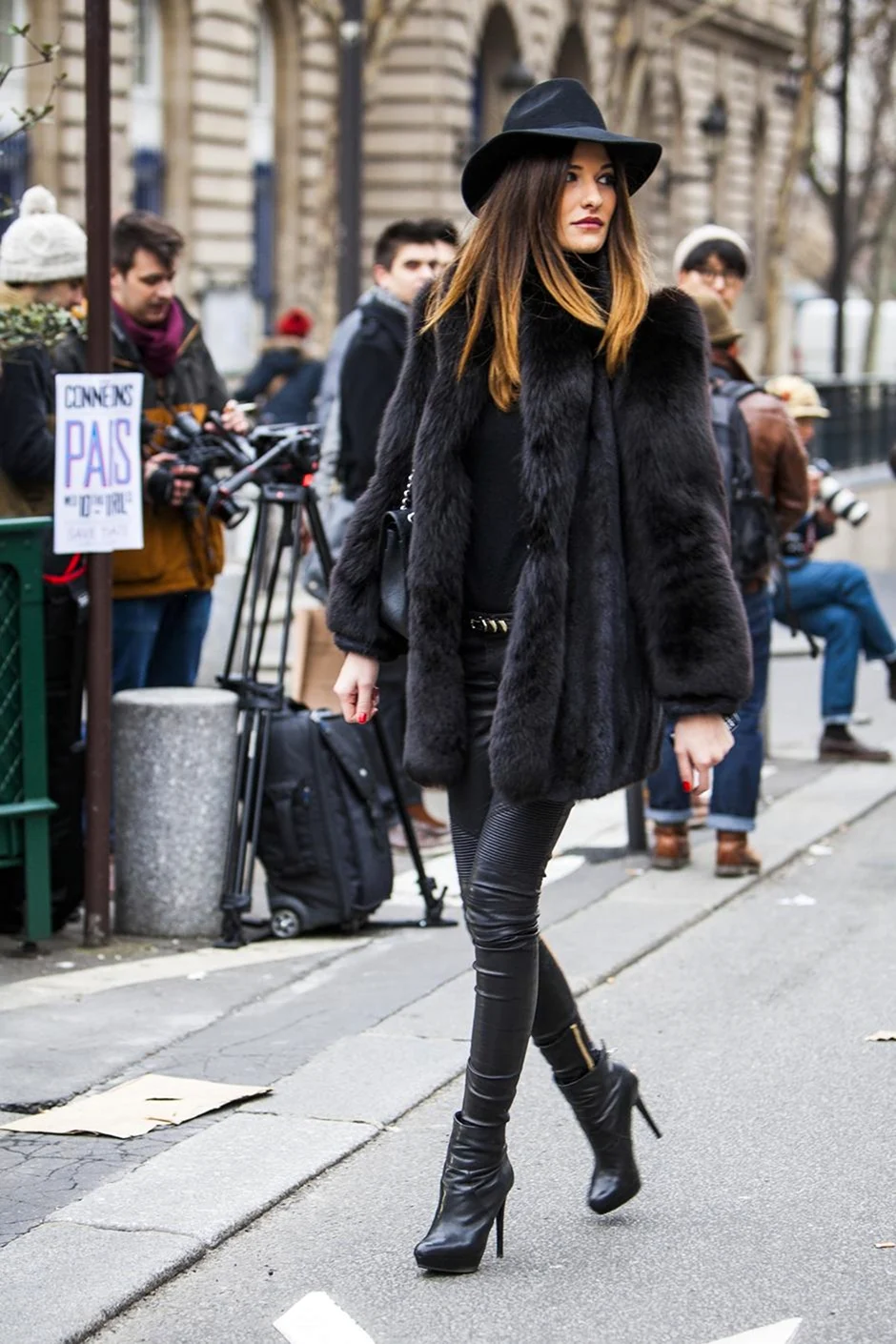 Норковая шуба Street Style