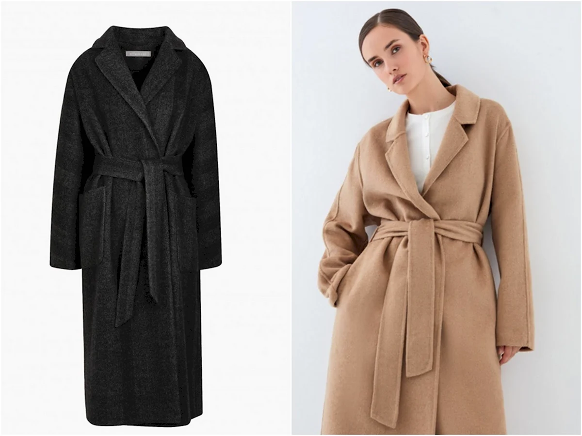 Макс Мара пальто-халат Мануэль